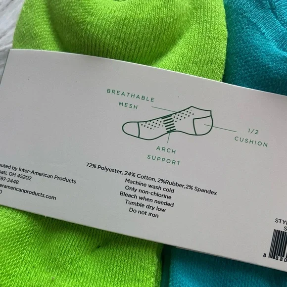 3/$20 Dip into Performance Premium Active No Show Socks, 6 pack - Picture 5 of 9